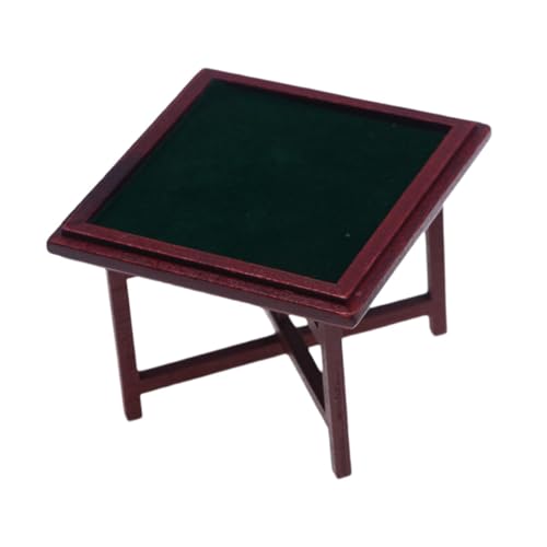 AWHAO 1:12 Mahjong Set für Puppenhaus, Miniatur Tisch Und Stühle, Holz Zubehör, Mahjong-Tisch AWHAO 1:12 Mahjong Set für Puppenhaus, Miniatur Tisch Und Stühle, Holz Zubehör, Mahjong-Tisch von AWHAO