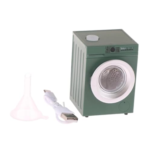 AWHAO 1:12 Puppenhausmöbel, Trommelwaschmaschine, Kindergeschenk, Landschaft, Elektrogerät, Puppenmöbel für Puppenhaus Badezimmer, GrÜn AWHAO 1:12 Puppenhausmöbel, Trommelwaschmaschine, Kindergeschenk, Landschaft, Elektrogerät, Puppenmöbel für Puppenhaus Badezimmer, GrÜn von AWHAO