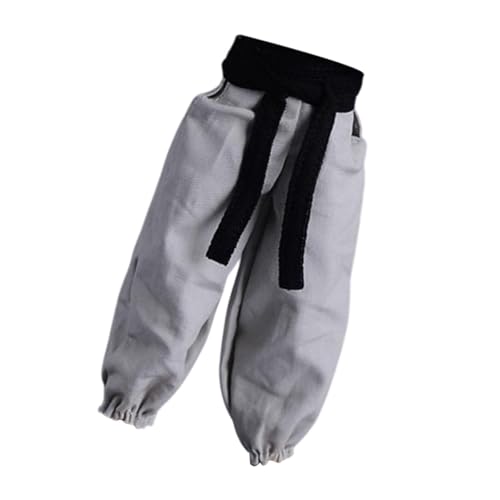 ＡＷＨＡＯ 1:12 Skala Miniatur Entspannte Hosen Mini Long Hosenhosen für 6 '' '' Action Figuren of Action, Schwarzgürtel von ＡＷＨＡＯ