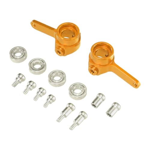 AWHAO 1:28 RC Auto Vorderrad Lenkung Tasse Installierbar Multifunktionale Robuste Modifikation Ersatz für K969 K979, Gold AWHAO 1:28 RC Auto Vorderrad Lenkung Tasse Installierbar Multifunktionale Robuste Modifikation Ersatz für K969 K979, Gold von AWHAO