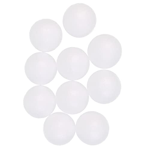 ＡＷＨＡＯ 100 Stü Weiße Polystyrol Schaum Bälle Weihnachtsdekoration für 35mm, 35mm von ＡＷＨＡＯ