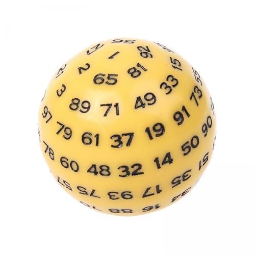 ＡＷＨＡＯ 10x 100 Seitig Acryls Game Entertainment Family Polyedrale für Kinder Erwachsene von ＡＷＨＡＯ