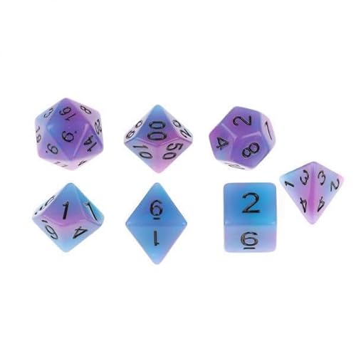 ＡＷＨＡＯ 10x 7 Teiliges Polyedrisches Würfelset für RPG Brettspiel von ＡＷＨＡＯ