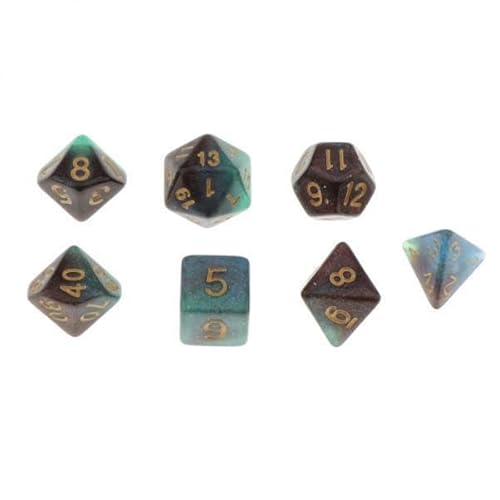 AWHAO 10x 7X Polyedrische Zials Set D4 D6 D8 D10 D12 D20 für Spiel Toys 12 AWHAO 10x 7X Polyedrische Zials Set D4 D6 D8 D10 D12 D20 für Spiel Toys 12 von AWHAO