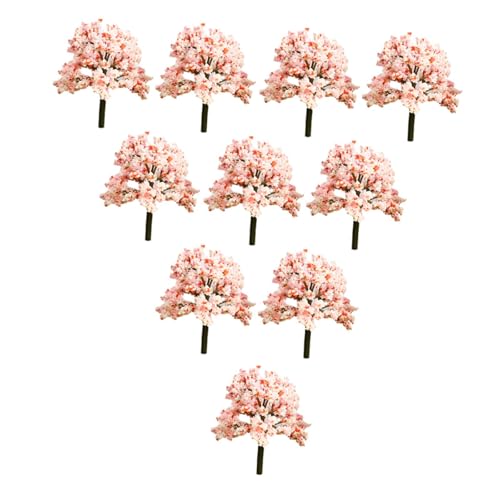 AWHAO 10x Miniatur Baum Modelle Landschaft Ornament Diorama Decor Liefert Simulierte Bäume, 7.7 cm Höhe AWHAO 10x Miniatur Baum Modelle Landschaft Ornament Diorama Decor Liefert Simulierte Bäume, 7.7 cm Höhe von AWHAO