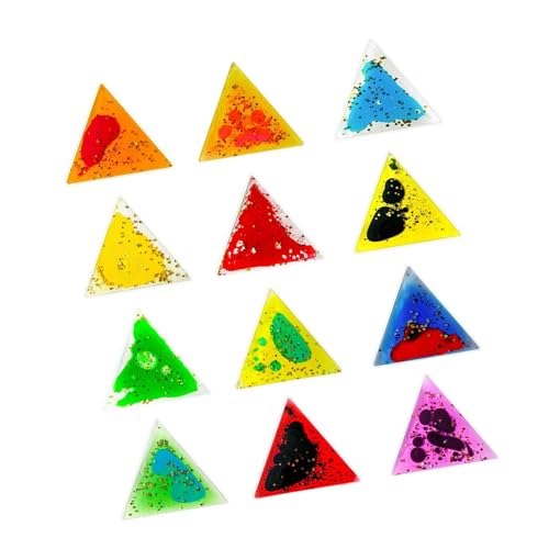 AWHAO 12 Teiliges Sensorisches Flüssigkeitsspielzeug, Flüssigkeitsbewegungsspielzeug, Beruhigendes Spielzeug für Teenager, Dreieck AWHAO 12 Teiliges Sensorisches Flüssigkeitsspielzeug, Flüssigkeitsbewegungsspielzeug, Beruhigendes Spielzeug für Teenager, Dreieck von AWHAO