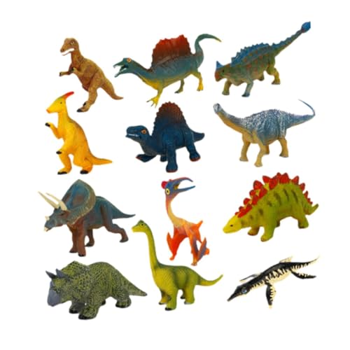 ＡＷＨＡＯ 12Pcs Dinosaurier Spielzeug Tier Figur Modell für Kuchen Topper Geburtstag von ＡＷＨＡＯ
