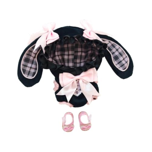 AWHAO 15 cm Plüschpuppenkleidung Puppenkleidung Puppenbody mit Puppenschuhen DIY Cartoon Kuscheltiere Zubehör für Kinder, Rosa AWHAO 15 cm Plüschpuppenkleidung Puppenkleidung Puppenbody mit Puppenschuhen DIY Cartoon Kuscheltiere Zubehör für Kinder, Rosa von AWHAO