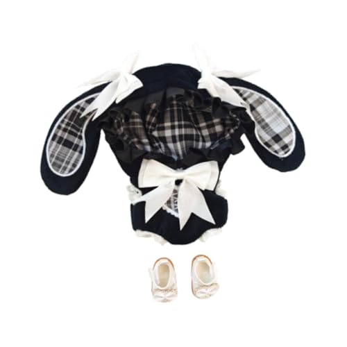 AWHAO 15 cm Plüschpuppenkleidung Puppenkleidung Puppenbody mit Puppenschuhen DIY Cartoon Kuscheltiere Zubehör für Kinder, Weiß AWHAO 15 cm Plüschpuppenkleidung Puppenkleidung Puppenbody mit Puppenschuhen DIY Cartoon Kuscheltiere Zubehör für Kinder, Weiß von AWHAO