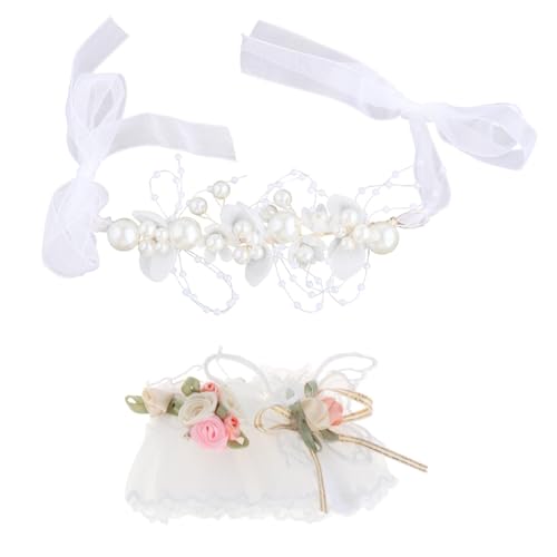 ＡＷＨＡＯ 15 cm Puppenkleid, Süße Puppenkleidung, Puppenzubehör, Stilvolles DIY Puppenspielzeug, Puppenkleidung, Haarschmuck Als Geschenk, Kleine Mädchen, Blumenfee von ＡＷＨＡＯ