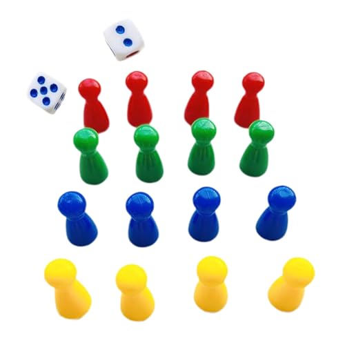 AWHAO 16 Teiliges Fliegende Schachfiguren Set, Schachfiguren Und Würfel, Zubehör, AWHAO 16 Teiliges Fliegende Schachfiguren Set, Schachfiguren Und Würfel, Zubehör, von AWHAO