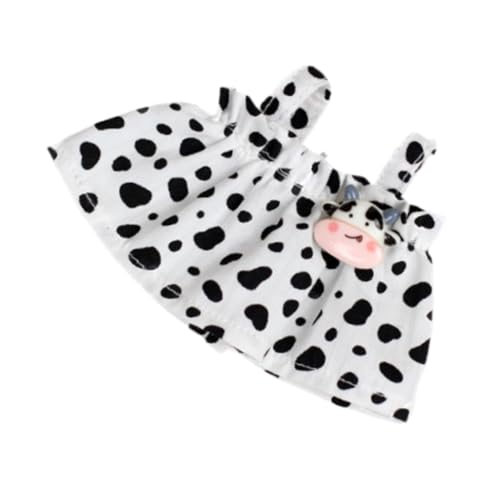 AWHAO 17 cm Plüschpuppenkleid Puppenkleidung Dekoration Plüschpuppenzubehör für Kleine Mädchen Kostümzubehör Puppenoutfits Niedlich, Schwarz-Weiss AWHAO 17 cm Plüschpuppenkleid Puppenkleidung Dekoration Plüschpuppenzubehör für Kleine Mädchen Kostümzubehör Puppenoutfits Niedlich, Schwarz-Weiss von AWHAO