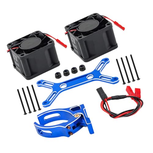 ＡＷＨＡＯ 1717 Motorkühlung RC DIY Kühlung Wltoys 550 12 Motorzubehör 6S 8S Motor Fan High Speed, Blau von ＡＷＨＡＯ