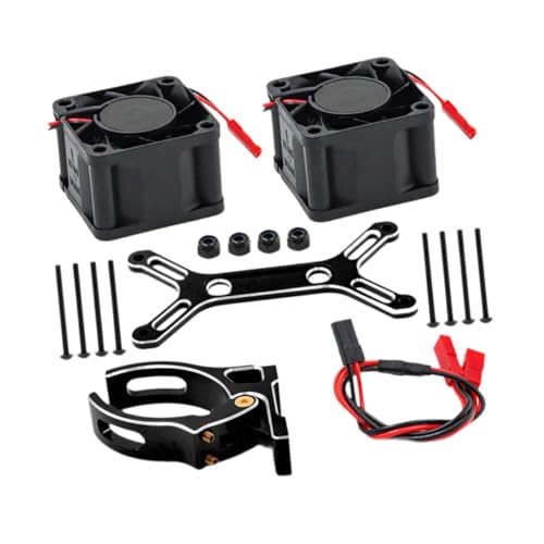 ＡＷＨＡＯ 1717 Motorkühlung RC DIY Kühlung Wltoys 550 12 Motorzubehör 6S 8S Motor Fan High Speed, Schwarz von ＡＷＨＡＯ