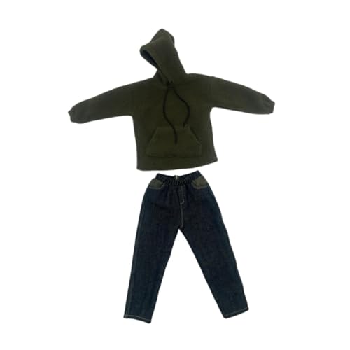 AWHAO 2 Stück Kapuzenpullover Und Jeans Im Maßstab 1:6 für 12 Zoll Körper von Anziehfiguren AWHAO 2 Stück Kapuzenpullover Und Jeans Im Maßstab 1:6 für 12 Zoll Körper von Anziehfiguren von AWHAO