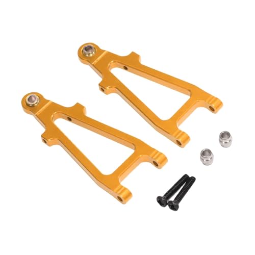 ＡＷＨＡＯ 2 Teile RC Unterer Schwung Arm Ersatzteile 1:20 Hochleistungsstücke Modifikation Teil Suspensions Waffen für C8811, Gold von ＡＷＨＡＯ