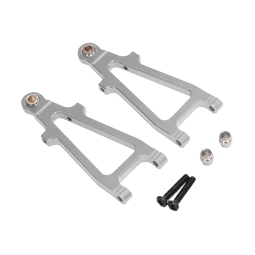 ＡＷＨＡＯ 2 Teile RC Unterer Schwung Arm Ersatzteile 1:20 Hochleistungsstücke Modifikation Teil Suspensions Waffen für C8811, Silber von ＡＷＨＡＯ