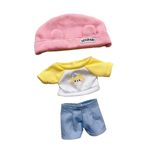 AWHAO 20 cm Baumwolle Puppenkleidung Puppenkleidung für Plüschpuppe Kreative Kuscheltiere Kleidung Bequemes DIY Puppenoutfit Puppenanzug, Style A AWHAO 20 cm Baumwolle Puppenkleidung Puppenkleidung für Plüschpuppe Kreative Kuscheltiere Kleidung Bequemes DIY Puppenoutfit Puppenanzug, Style A von AWHAO