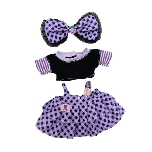AWHAO 20 cm Baumwolle Puppenkleidung Puppenkleidung für Plüschpuppe Kreative Kuscheltiere Kleidung Bequemes DIY Puppenoutfit Puppenanzug, Style B AWHAO 20 cm Baumwolle Puppenkleidung Puppenkleidung für Plüschpuppe Kreative Kuscheltiere Kleidung Bequemes DIY Puppenoutfit Puppenanzug, Style B von AWHAO