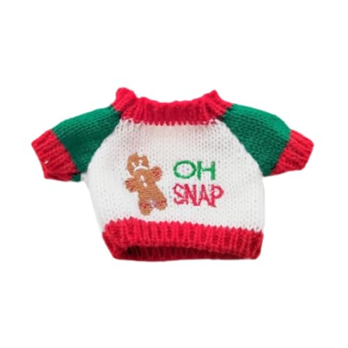 AWHAO 20 cm Puppenkleidung, Puppenpullover, Kostüme, Bequeme Puppenkleidung, Gestricktes Puppenoutfit, Alter 5–7 8–10 Kinder, Anhängerpuppe, Lebkuchenpullover AWHAO 20 cm Puppenkleidung, Puppenpullover, Kostüme, Bequeme Puppenkleidung, Gestricktes Puppenoutfit, Alter 5–7 8–10 Kinder, Anhängerpuppe, Lebkuchenpullover von AWHAO