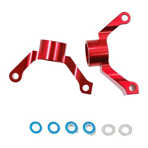 AWHAO 2Pcs Hinterachse Beiträge Aluminium Legierung Ersatzteile 1/10 für TT02 RC Auto, Rot AWHAO 2Pcs Hinterachse Beiträge Aluminium Legierung Ersatzteile 1/10 für TT02 RC Auto, Rot von AWHAO