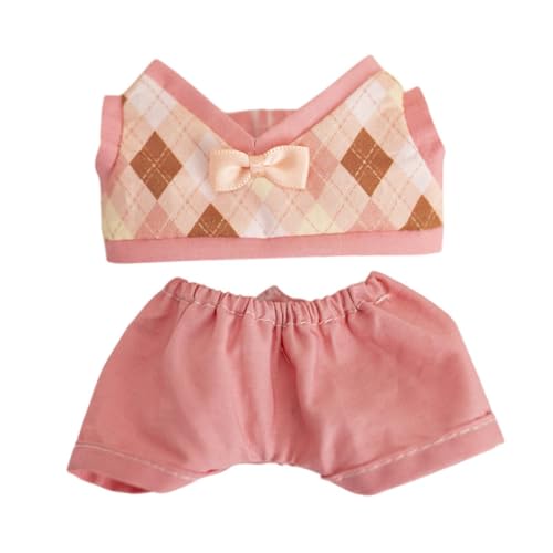 AWHAO 2X Mädchen Puppenkleidung, Puppenkleidung, Kinder Geschenk Kostüme, Abnehmbare, Bequeme Miniatur Puppen Outfits, Bezaubernd für 6 Zoll Puppen, Rosa Shorts AWHAO 2X Mädchen Puppenkleidung, Puppenkleidung, Kinder Geschenk Kostüme, Abnehmbare, Bequeme Miniatur Puppen Outfits, Bezaubernd für 6 Zoll Puppen, Rosa Shorts von AWHAO