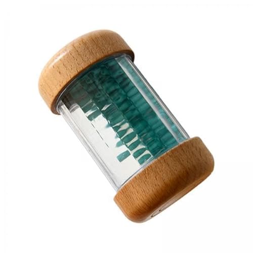 ＡＷＨＡＯ 2X Regenmacher Sensorisches Spielzeug Shaker Hochet Perlenrohr Perlen Tropfen Regenmacher Sinnes Musikspielzeug für Kinder Kinder von ＡＷＨＡＯ