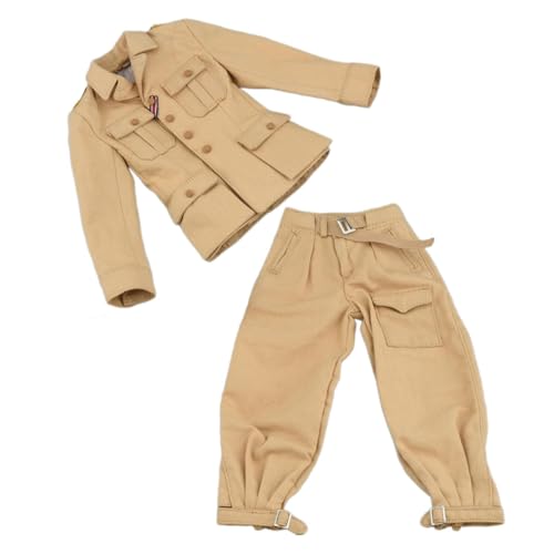 ＡＷＨＡＯ 2pcs 1/6 Männliche Uniform Voll Set Outfit für 12 Zoll Actionfiguren Accessoire von ＡＷＨＡＯ