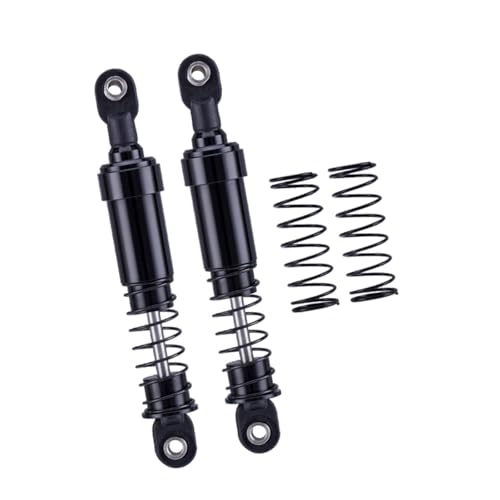 AWHAO 2pcs 1:10 RC Auto Stoßdämpfer Ersatzteile, Ersatz, Upgrade Kit, Metallfeder RC Dämpfer für LKW, RC Hobby Car Crawler, Schwarz AWHAO 2pcs 1:10 RC Auto Stoßdämpfer Ersatzteile, Ersatz, Upgrade Kit, Metallfeder RC Dämpfer für LKW, RC Hobby Car Crawler, Schwarz von AWHAO