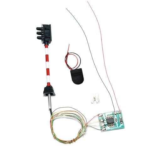 ＡＷＨＡＯ 3 LED N Miniaturzug mit Steuerplatine, Ampel, für Sandkasten, Rot Weiß Pole von ＡＷＨＡＯ