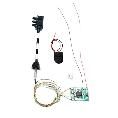ＡＷＨＡＯ 3 LED N Miniaturzug mit Steuerplatine, Ampel, für Sandkasten, Schwarz Weiß Pole von ＡＷＨＡＯ