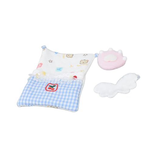 ＡＷＨＡＯ 3X Doll Beding Accessoires Quilt Kissen Und Augenmaske Süßes Vorgetäuschtes Spiel von ＡＷＨＡＯ