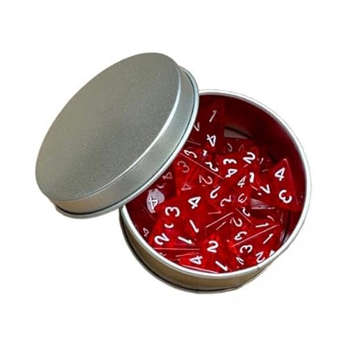 ＡＷＨＡＯ 3X Packung mit 4 Seitig Würfeln 20mm Acrylpolyedrisch Zinsen Set D4 von ＡＷＨＡＯ