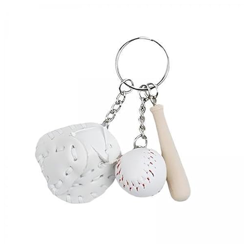 AWHAO 3x Baseball Keychain Baseball Keyring Geburtstage Geschenk Souvenir Softball Keychain Baseball Party Gefällt Mir für Handtaschen Brieftasche Männe AWHAO 3x Baseball Keychain Baseball Keyring Geburtstage Geschenk Souvenir Softball Keychain Baseball Party Gefällt Mir für Handtaschen Brieftasche Männe von AWHAO