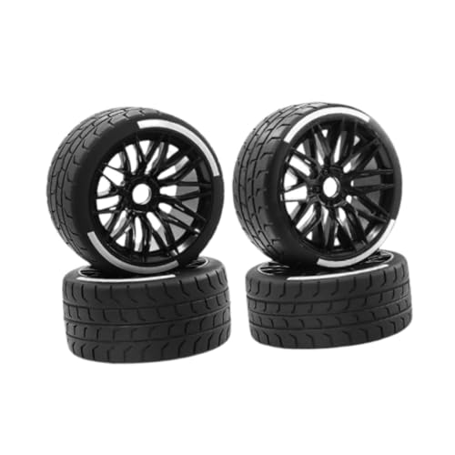 ＡＷＨＡＯ 4 Räume 1/7 RC CAR RC RC Teile auf Den Ratenreifen für Passe Time Modell Stechen, Schwarz von ＡＷＨＡＯ