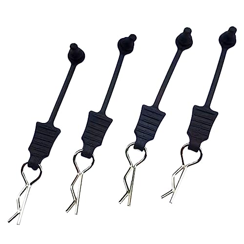 AWHAO 4 Stück RC Shell Pin, RC Body Clips Pins mit Pull Tabs, R Body Clip, R Type Pin AWHAO 4 Stück RC Shell Pin, RC Body Clips Pins mit Pull Tabs, R Body Clip, R Type Pin von AWHAO