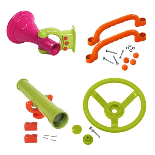 ＡＷＨＡＯ 4PCS Jungle Gym Kingdom Playground Accessoires Piratenschiff Wheel für Kinder für von ＡＷＨＡＯ