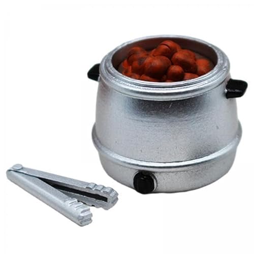 ＡＷＨＡＯ 4X Dollhouse Miniatursuppe Topf Dekor Kochtopf für Dollhouse Wohnzimmer von ＡＷＨＡＯ