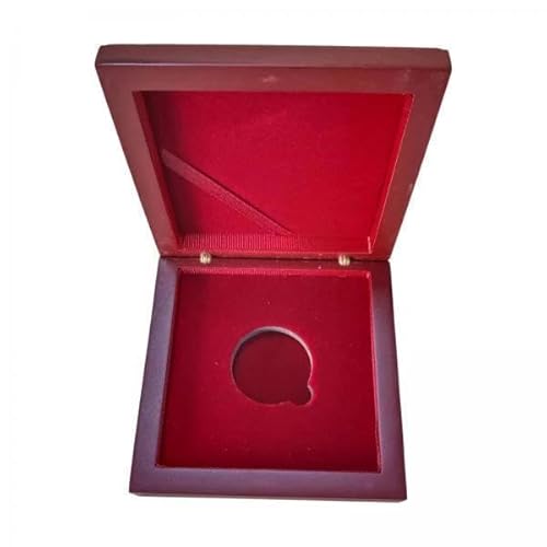AWHAO 4X Münzholzkasten Geschenkbox Organizer Kollektor Box Holzausstellungsbox für Sammler AWHAO 4X Münzholzkasten Geschenkbox Organizer Kollektor Box Holzausstellungsbox für Sammler von AWHAO