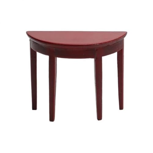 ＡＷＨＡＯ 5X 1/12 Puppenhaus Miniatur Halbkreis Tisch Modell Möbel Kinderspielzeug von ＡＷＨＡＯ