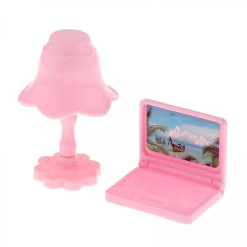 AWHAO 5X Doll Home Accessoires Mini Laptop, Miniaturbuch, Folding Laptop Modell für / 12 1/6 Skala Puppe AWHAO 5X Doll Home Accessoires Mini Laptop, Miniaturbuch, Folding Laptop Modell für / 12 1/6 Skala Puppe von AWHAO