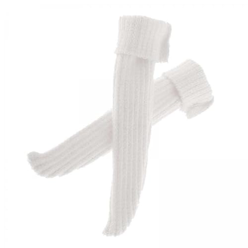 ＡＷＨＡＯ 5X Girl Doll Lange Socken Handgefertigtes Babypuppen Kleidung Accessoire Girls Doll Stricken Socken Strick für 1/6 Ball Gelenke Puppe Mädchen Spielze von ＡＷＨＡＯ
