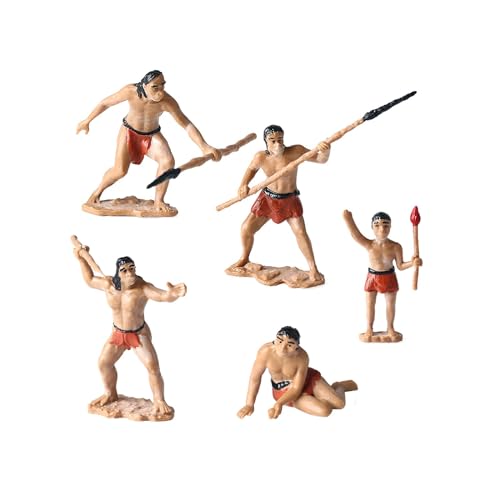 AWHAO 5pcs Primitive Männer Finden Primitive Männer Statue für Jungen Mädchen Kinder Kinder AWHAO 5pcs Primitive Männer Finden Primitive Männer Statue für Jungen Mädchen Kinder Kinder von AWHAO