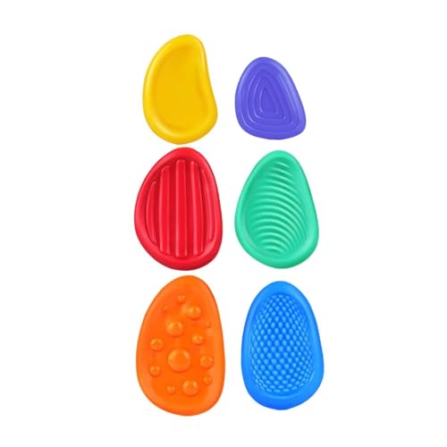 AWHAO 6 Teiliges Zappelspielzeug Aus Sensorischen Steinen für Erwachsene für Kinder, Mädchen Im Alter von 2, 3, 4 Und 5 Jahren AWHAO 6 Teiliges Zappelspielzeug Aus Sensorischen Steinen für Erwachsene für Kinder, Mädchen Im Alter von 2, 3, 4 Und 5 Jahren von AWHAO