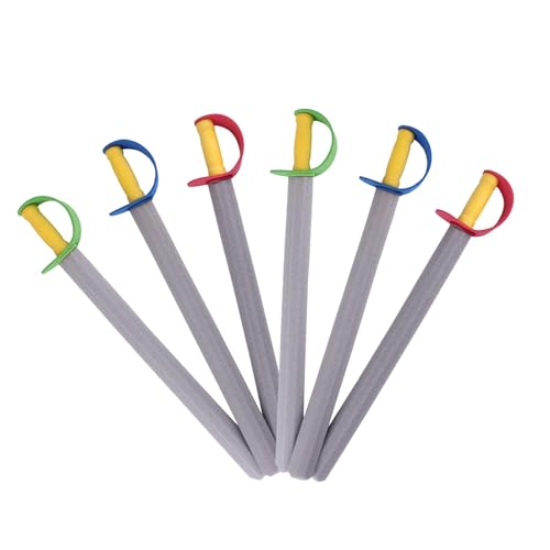 ＡＷＨＡＯ 6PCS Schaumschwert Schwerter Pirate Knight Kostüm Rollenspiele für Kids Cosplay Party von ＡＷＨＡＯ
