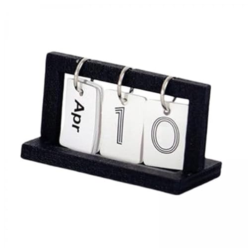 ＡＷＨＡＯ 6X 1/12 Dollhouse Flip Calendar Simuliertes Puppenausstattung Dekorative Miniatur für Mikrolandschaft DIY Modell von ＡＷＨＡＯ