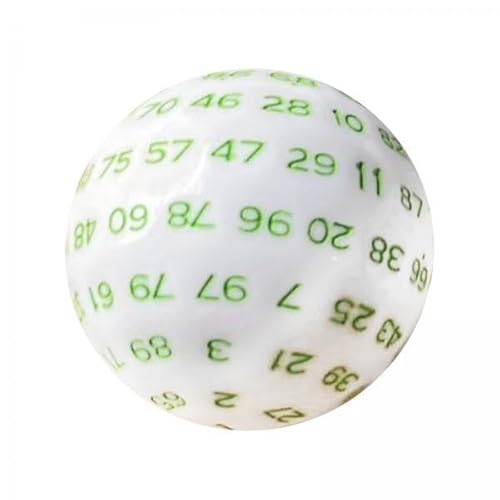 AWHAO 6X 100 Seitige Würfel Polyedrische Würfel Tragbare Partyspiel Würfel Rollenspiel Würfel Single Game Dice für Mathematikunterricht AWHAO 6X 100 Seitige Würfel Polyedrische Würfel Tragbare Partyspiel Würfel Rollenspiel Würfel Single Game Dice für Mathematikunterricht von AWHAO