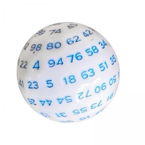 AWHAO 6X 100 Seitige Würfel Polyedrische Würfel Tragbare Partyspiel Würfel Rollenspiel Würfel Single Game Dice für Mathematikunterricht AWHAO 6X 100 Seitige Würfel Polyedrische Würfel Tragbare Partyspiel Würfel Rollenspiel Würfel Single Game Dice für Mathematikunterricht von AWHAO