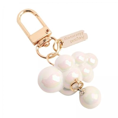 ＡＷＨＡＯ 6X Künstlicher Perle Keychain Geldbörse für Kopfhörer Gehäusedekoration von ＡＷＨＡＯ