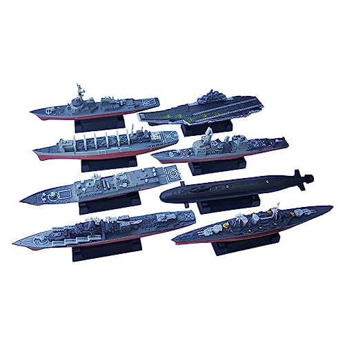 ＡＷＨＡＯ 8X 4D Zusammengebautes Schiffsmodell, Marineschiff Kriegsschiff Modellspielzeug, von ＡＷＨＡＯ